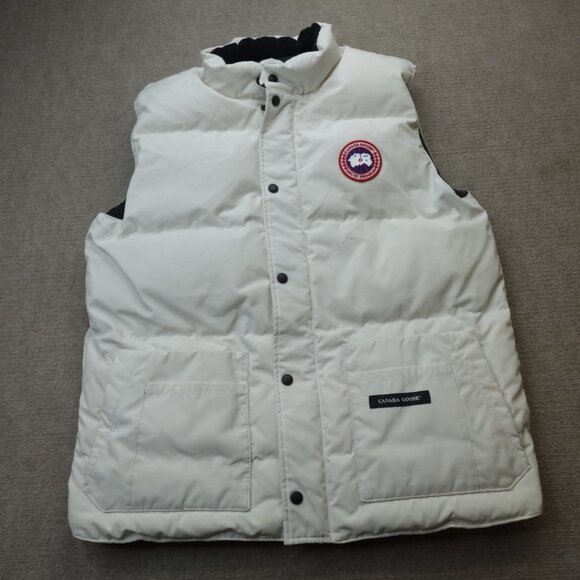 Canada Goose Vest XL White Down Filled PBI Ambassador - Picture 1 of 16